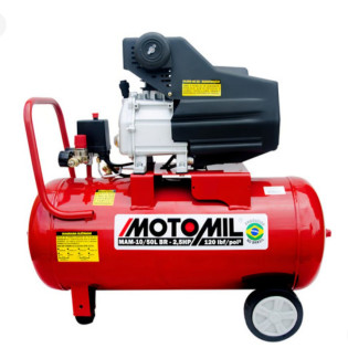 Compressor Mam-10/50 2,5cv Motomil Nacional Bivolt