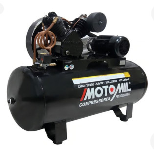 Compressor Profissional Cmav-20/200-motomil Trif.220/380