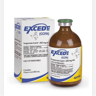 Excede Bovinos 100ml (Acido Livre Cristalino de Ceftiofur)