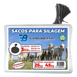 Sacos Para Embalar Silagem 50x1,10x0,20