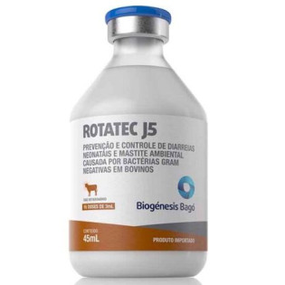 Vac.rotatec j5 45ml (Cepas de Rotavírus Bovino (sorotipo 6 e Sorotipo 10))