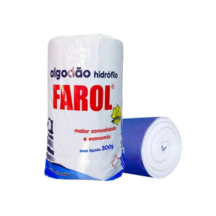 Algodao Hidrofilo 500g Farol