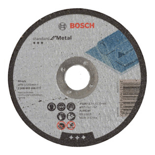 Disco de Corte Para Metal 115mm Gr.30 Cod.2608619738
