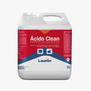 Acido Clean 5 lt (Ácido Fosfórico/ácido Nitrico/sequestrante/tensoativo)