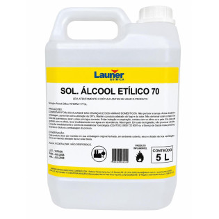 Alcool 70% 5lts - Launer