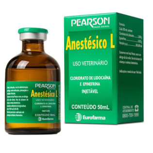 Anestesico Pearson 50ml (Cloridrato de Lidocaína)