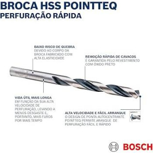 Broca Hss Pointeq 5.5mm 2608577223000