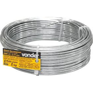 Arames Galvanizados - Bwg 12 - Vonder - 74 91 012 000 Arames Galvanizados - Bwg 12 - Vonder - 74 91 012 000