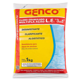 Cloro Gran 1kg Multipla Ação - Genco - 451004a