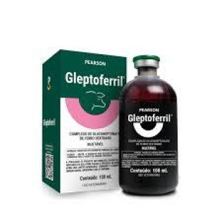 Gleptoferril 100 ml (Glucoheptonato de Ferro Dextrano)