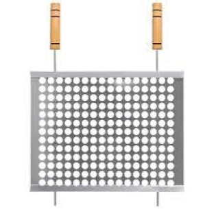 Grelha Gaúcho Tela Moeda 40x39cm - Grilazer - Ga141