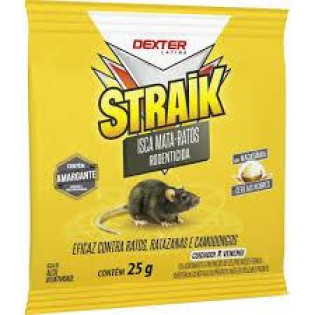 Isca Straik Mata Ratos 25g (Brodifacoum)