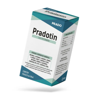 Pradotin- 50 ml (Hexametilenotetramina, Cafeína, Benzoato de Sódio)