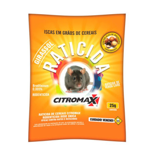 Raticida Girassol 25g Citromax